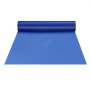 blue roll of VEVOR carpet protection film unrolled on a white background.