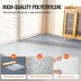 VEVOR Carpet Protection Film 24" x 100' Self Adhesive Car Mat Protector PE