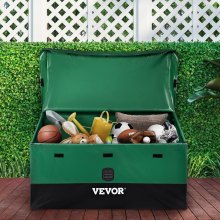 VEVOR Outdoor Storage Box Patio Deck Box 100 Gallon Waterproof PE Tarpaulin