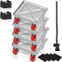 VEVOR Furniture Dolly, Furniture Moving Dollies with 360° PP Swivel Wheels & Carbon Steel Panel, 250 Lbs Capacity Furniture Lift Mover Tool Set for Moving Heavy Furniture Refrigerator Sofa