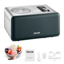 1.5 QT Automatic Ice Cream Maker with Built-in Compressor No Pre-freezing