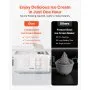 2 Quart Automatic Ice Cream Maker with Built-in Compressor No Pre-freezing