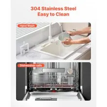 2 Quart Automatic Ice Cream Maker with Built-in Compressor No Pre-freezing