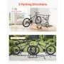 Floor Bike Rack for 3-Inch Tire Width Grid Bike Rack Stand 6-Bicycle Capacity