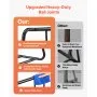 Floor Bike Rack for 3-Inch Tire Width Grid Bike Rack Stand 6-Bicycle Capacity