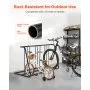 Floor Bike Rack for 3-Inch Tire Width Grid Bike Rack Stand 6-Bicycle Capacity