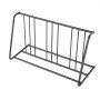 VEVOR Bike Rack, Fits Tire Width 3 Inch/76.2 mm, Carbon Steel Double-Sided Grid Bike Rack Stand, Freestanding Bicycle Storage Holder for Curbside, Garage, Indoor, Outdoor Parking, 6-Bicycle Capacity
