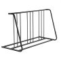 VEVOR Bike Rack, Fits Tire Width 3 Inch/76.2 mm, Carbon Steel Double-Sided Grid Bike Rack Stand, Freestanding Bicycle Storage Holder for Curbside, Garage, Indoor, Outdoor Parking, 6-Bicycle Capacity