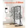 Freestanding Bike Rack Max 5 Bikes Storage Bicycle Organizer Standing Bike Rack