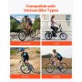 Freestanding Bike Rack Max 5 Bikes Storage Bicycle Organizer Standing Bike Rack