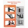 Freestanding Bike Rack Max 5 Bikes Storage Bicycle Organizer Standing Bike Rack