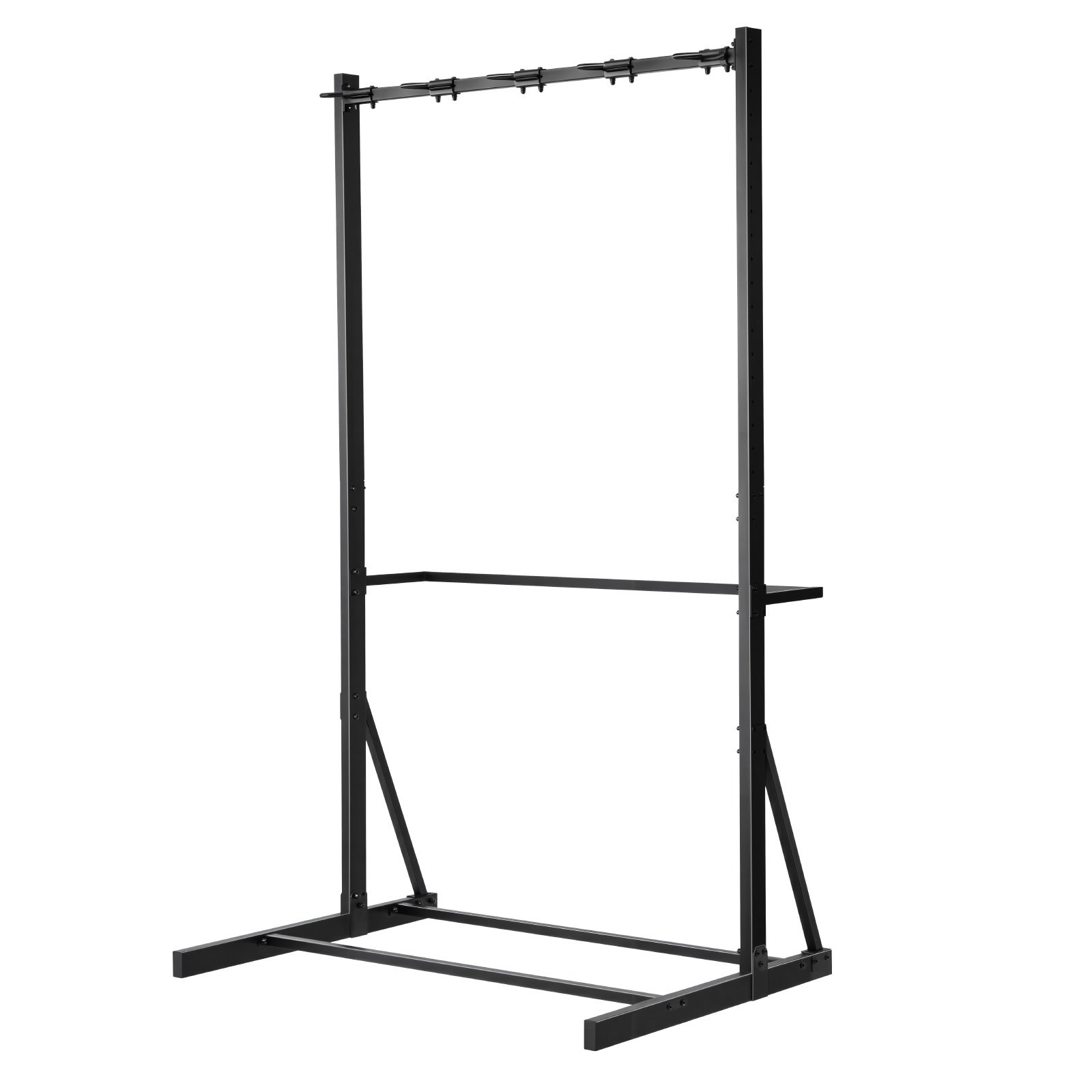 VEVOR Bike Rack, 300LBS/136KG Capacity for up to 5 Bikes, Freestanding Bike Storage Rack, Carbon Steel Vertical Bicycle Stand for Home, Yard, Garage, Living Room, Indoor/Outdoor Bicycle Storage Stand