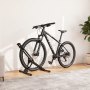 VEVOR Bike Stand, Foldable Freestanding Bike Storage Rack, Carbon Steel Garage Bicycle Floor Stand, Fits 508-737 mm Wheel Diameters, Drill-Free Installation, Ideal for Garage, Apartment, Home, Black