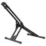 VEVOR Bike Stand, Foldable Freestanding Bike Storage Rack, Carbon Steel Garage Bicycle Floor Stand, Fits 508-737 mm Wheel Diameters, Drill-Free Installation, Ideal for Garage, Apartment, Home, Black