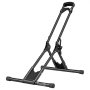 VEVOR Bike Stand, Foldable Freestanding Bike Storage Rack, Carbon Steel Garage Bicycle Floor Stand, Fits 508-737 mm Wheel Diameters, Drill-Free Installation, Ideal for Garage, Apartment, Home, Black