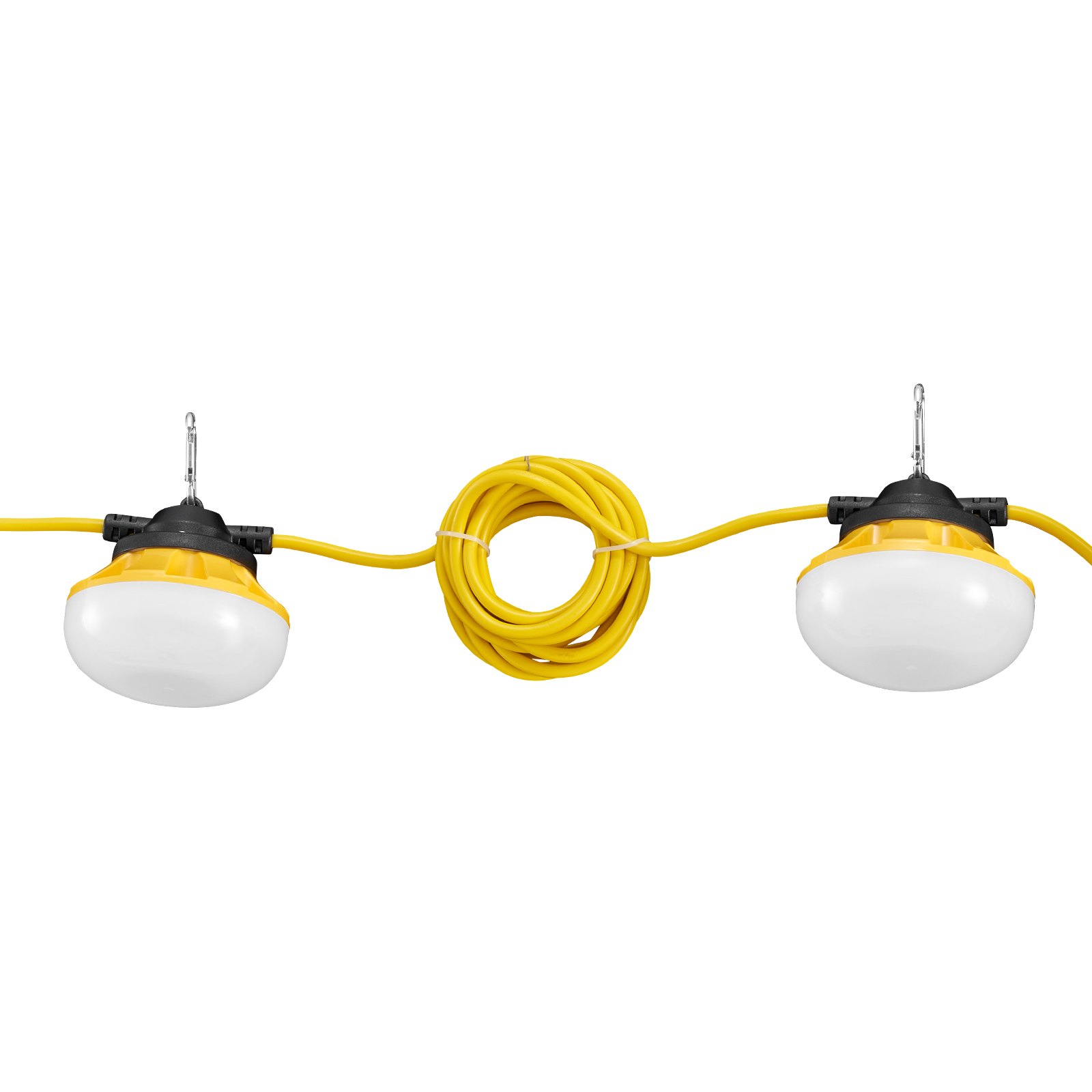 VEVOR 15.24m Construction String Work Lights 50W 5000LM Connectable Waterproof