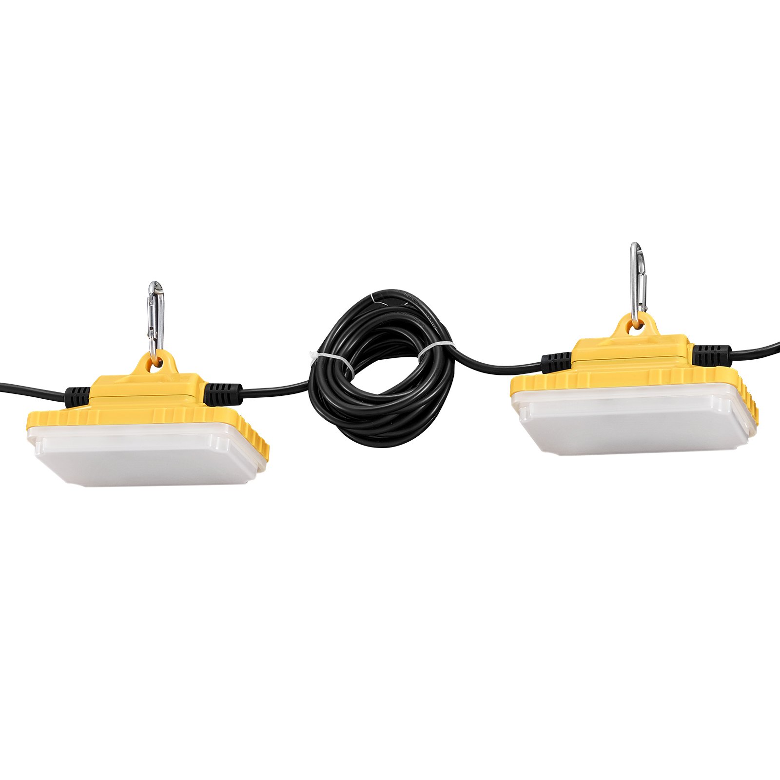 VEVOR 15.24 m Construction String Work Lights 75W 7500LM Connectable Waterproof