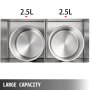 Restaurant 2.5lx2 Stainless Steel Sauce Dispenser Pump Sauce Dispensing Machine