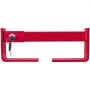 Cerradura VEVOR para contenedores de carga (distancia de cierre de 24 a 44 cm), cerraduras para puertas de semirremolques con 2 llaves, accesorios para contenedores de envío, con recubrimiento en polvo rojo y cierre de resorte (tamaño pequeño)