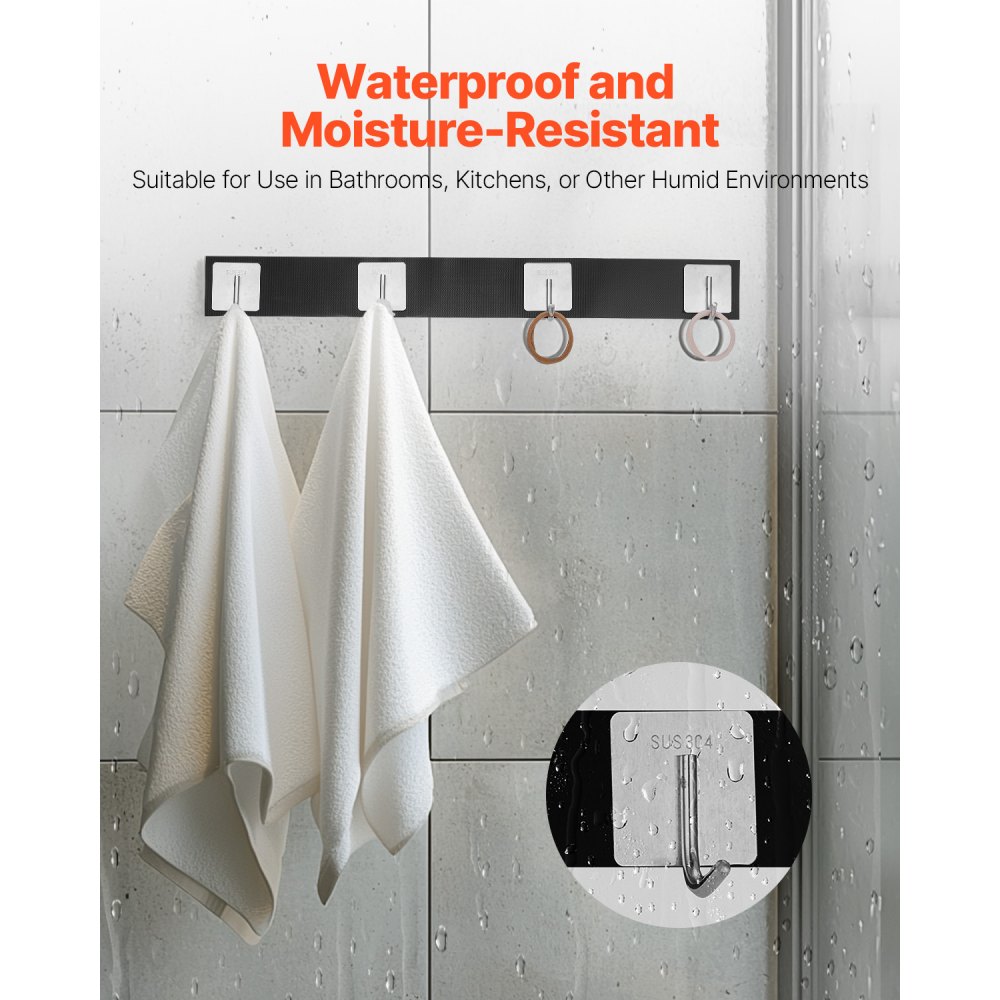 VEVOR 15 ft x 2 in Hook Loop Tape and 16.4 ft x 0.94 in Double-Side Strips,  Nylon Self Adhesive Heavy Duty Strips Roll,  Sticky Back Fastener Rolls for Home Office School and Crafting, Black + Red
