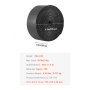 VEVOR 16 ft x 1.5 in Hook and Loop Tape, Hook Loop Heavy Duty Strips Rolls, Strong Nylon Self Adhesive Strips Roll, Sticky Back Fastener Tape Roll Ideal for Home Office School and Crafting, Black