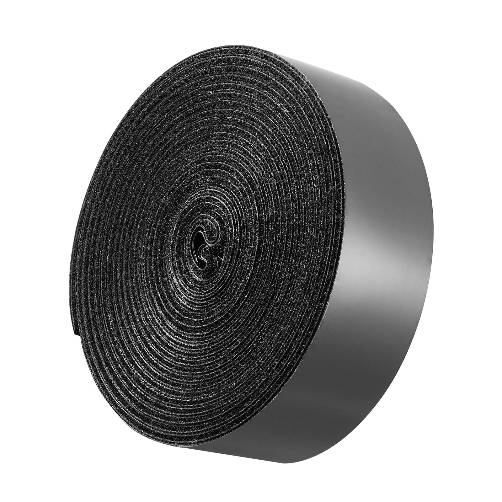 VEVOR 16 ft x 1.5 in Hook and Loop Tape, Hook Loop Heavy Duty Strips Rolls, Strong Nylon Self Adhesive Strips Roll, Sticky Back Fastener Tape Roll Ideal for Home Office School and Crafting, Black