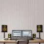 VEVOR 5 PCS Acoustic Panels, 120 x 60cm Self-Adhesive Sound Proof Foam Panels, Large Polyester Fiber Sound Absorbing Wall Tiles, Echo Absorbtion for Home Studio,Office, Theater, Camel