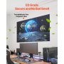 6 Pack Art Acoustic Panels 23.6 x 23.6 inch Self Adhesive for Home Earth