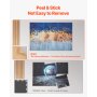 6 Pack Art Acoustic Panels 23.6 x 23.6 inch Self Adhesive for Home Pastel