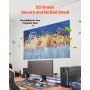 6 Pack Art Acoustic Panels 23.6 x 23.6 inch Self Adhesive for Home Pastel