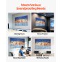 6 Pack Art Acoustic Panels 23.6 x 23.6 inch Self Adhesive for Home Pastel