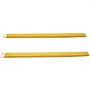 VEVOR Pallet Fork Extensions, 84" Length 5.5" Width, Heavy Duty Carbon Steel Fork Extensions for Forklifts, 1 Pair Forklift Extensions, Industrial Forklift Fork Attachments for Forklift Truck, Yellow