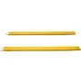 VEVOR Pallet Fork Extensions, 96" Length 5.5" Width, Heavy Duty Carbon Steel Fork Extensions for Forklifts, 1 Pair Forklift Extensions, Industrial Forklift Fork Attachments for Forklift Truck, Yellow