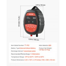 Electric Fence Charger 10kV 1J AC DC Electric Fence Energizer 1.86 Miles Range