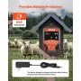 Electric Fence Charger 10kV 2J AC DC Electric Fence Energizer 1.86 Miles Range