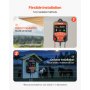 Electric Fence Charger 10kV 3J AC DC Electric Fence Energizer 1.86 Miles Range