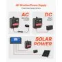 VEVOR 2J/3J/5J Multi-Powered Electric Fence Charger Energizer 6.2 Miles Range