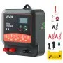 VEVOR 2J/3J/5J Multi-Powered Electric Fence Charger Energizer 6.2 Miles Range