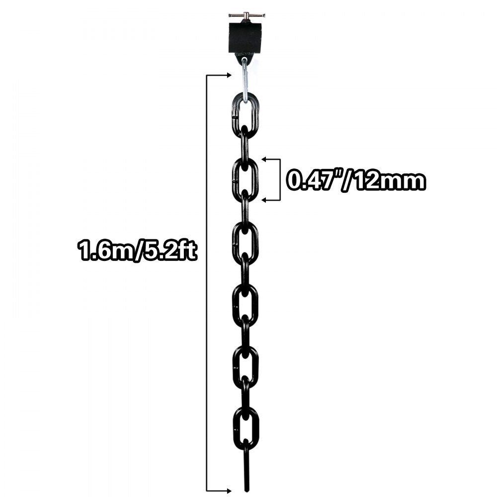 Weight Lifting Chains Pairs 12KG Olympic Barbell Chain w/Collars Power Training