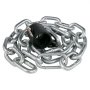 VEVOR Weight Lifting Chains, 1 Pair 35LBS/16kg Weight lifting Chains,Bench Press Chains with Collars, 5.2ft Olympic Barbell Chains Weight Chains for Power Lifting, Silver
