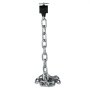 VEVOR Weight Lifting Chains, 1 Pair 35LBS/16kg Weight lifting Chains,Bench Press Chains with Collars, 5.2ft Olympic Barbell Chains Weight Chains for Power Lifting, Silver