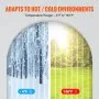 VEVOR Strip Curtain PVC Door Curtain 100'x12" Roll Cooler Freezer Clear Plastic