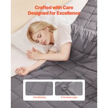 Weighted Blanket 25lb 80 x 87 in King Size Soft 100% Cotton Heavy Blanket