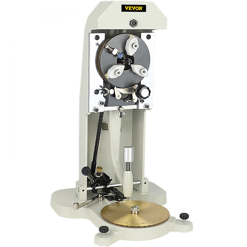 VEVOR Inside Ring Engraver, Double Sided Dial Ring Engraver Stamper, 1.5mm-2.0mm Character Letter Block Ring Engraving Machine, Aluminum Alloy Body, with 3 Clamps, for Jewelry Rings Inner Engraving