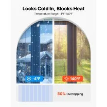 VEVOR Clear PVC Strip Curtain, 101 ft Length x 12 in Width, Ribbed Plastic Door Strip Bulk Roll, Walk in Freezer Cooler Curtain Strips for Doorways of Supermarket, Garage, Warehouse, Pet Animal House