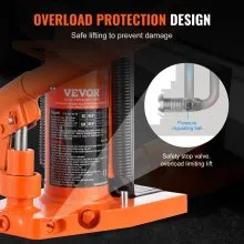 VEVOR Hydraulic Toe Jack, 2.5 Ton On Toe Toe Jack Lift, 5 Ton On Top Lift Capacity Machine Jack, 0.8-5.3 in Toe Height, 8.9-13.4 in Top Height, Air Hydraulic Claw Jack for Machinery, Industry