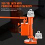 VEVOR Hydraulic Machine Toe Jack Lift 360° Roterbar 5 T Toe 10 T Toppkapacitet