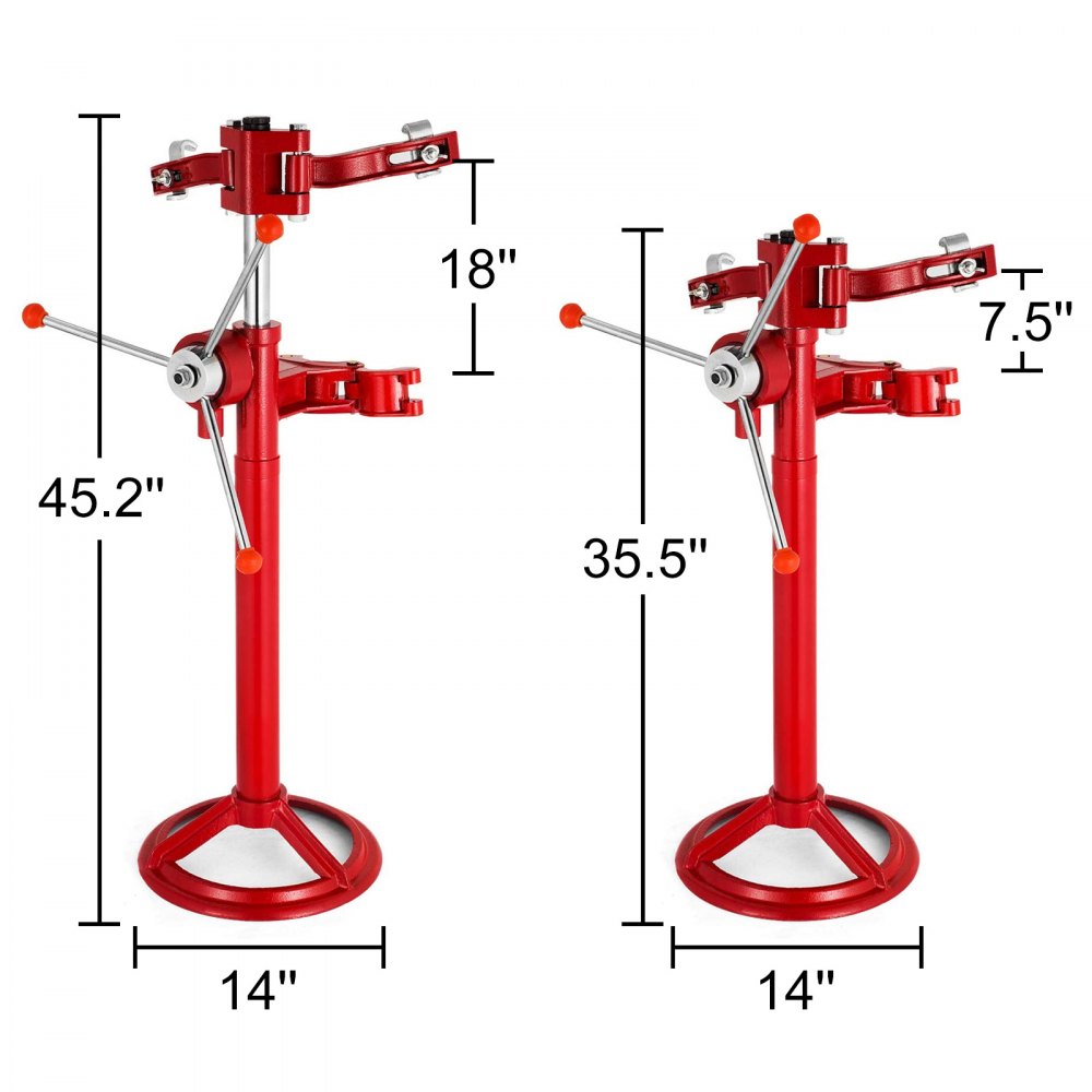 20" Hand Operate Strut Coil Spring Press Compressor Auto Manual Assembling