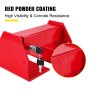 VEVOR Cargo Container Lock 9.84"-17.32" Locking Distance Semi Truck Door Locks with 2 Keys Shipping Container Accessories Red Powder-Coated with Spring Lock for Fixed Container(Large Size)