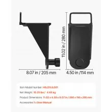 VEVOR Shipping Container Jack Lug with U-Shaped Handle, 1-Pack, Storage Leveler Booster Withstands Sun & Rain, Heavy Duty Container Jack Lug for Shipping Industry, Logistics, Warehouse Management